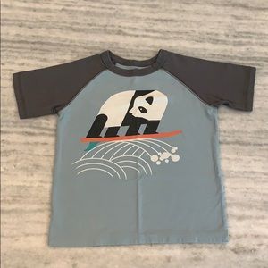 Boy’s Tea Collection Surfing Panda Tee, Size 5